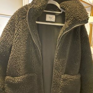 TNA aritzia teddy coat